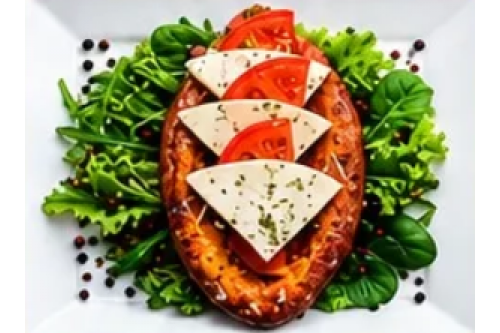 Гнезда куриные с овощами (Лодочка)