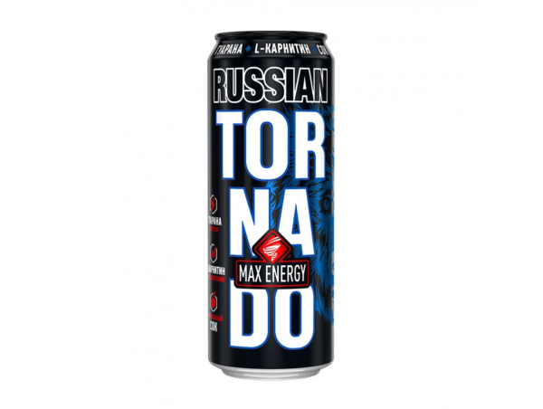 Торнадо Энерг. напиток 0,45л 1/12 ж/б Рашн