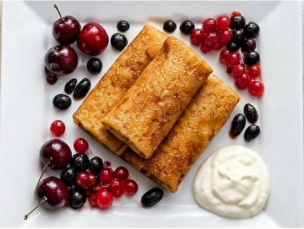 Блинчики с курицей