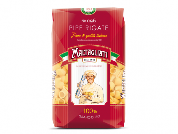 Макароны Мальтальяти №096 Рожок Крупный 20*450г