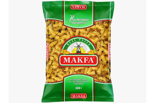 Макароны (МАКФА) Спирали группа А 20х400гр
