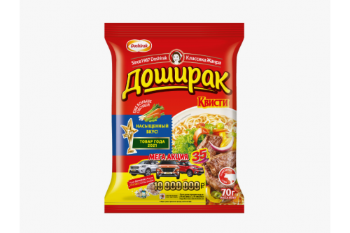 Доширак КВИСТИ 70г.1х36  Говядина