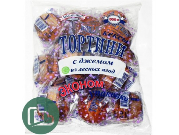 Тортини кекс 500 гр. Лесные ягоды 1/7 Махариши