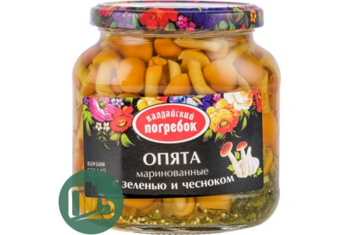 Валд Погр Грибы опята мар с зеленью и чесноком 500мл 1/8
