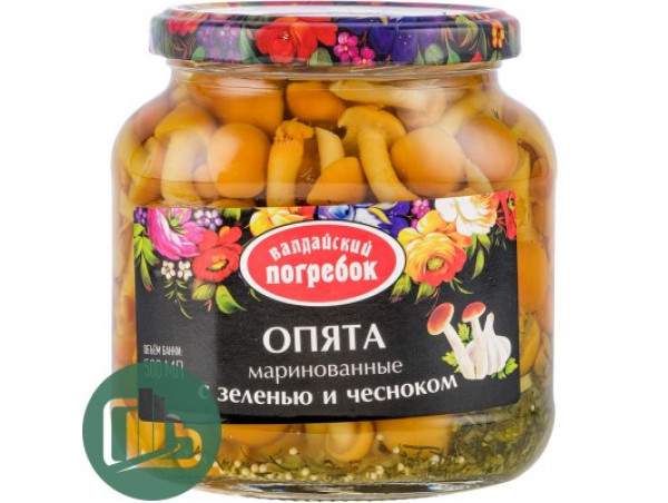 Валд Погр Грибы опята мар с зеленью и чесноком 500мл 1/8