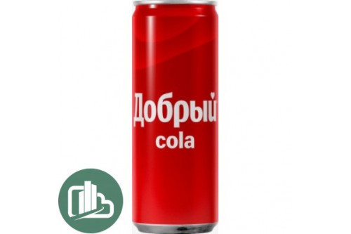 Напиток "Добрый" 0,33л ж/б 1/24 Кола