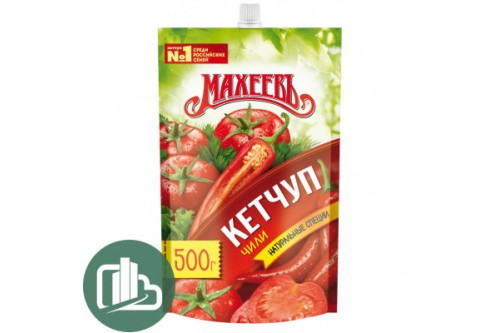 Махеевъ Кетчуп  чили 500гм 1/10 дой-пак