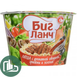 Биг Ланч 90гр лапша Говядина/Грибы/Зелень 1/24