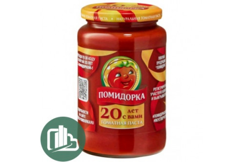 Томатная паста "Помидорка" 480гр ст/б 1/8