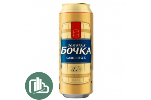 Золотая Бочка свет. пиво 0,45 ж/б 1/24 (72)
