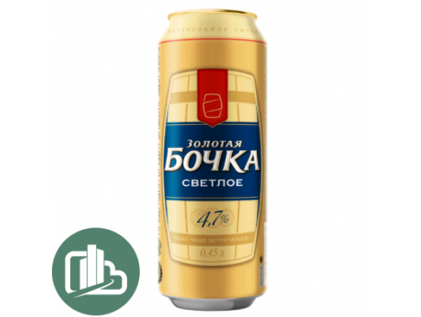 Золотая Бочка свет. пиво 0,45 ж/б 1/24 (72)