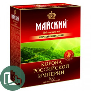Майский чай корона рос имп 100 пак 1/6