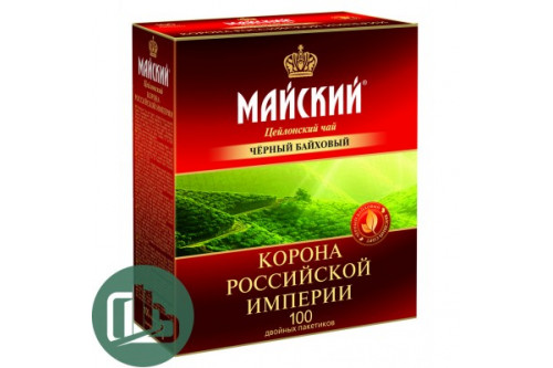Майский чай корона рос имп 100 пак 1/6 Майский чай корона рос имп 100 пак 1/6