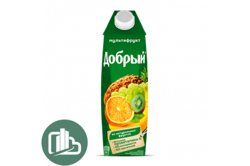 Добрый 1л мультифрукт 1/12