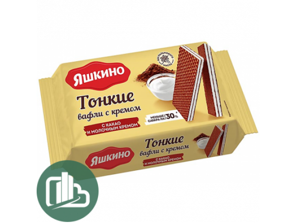 Яшкино вафли 144г 1/26 с какао рвт102 Яшкино вафли 144г 1/26 с какао рвт102