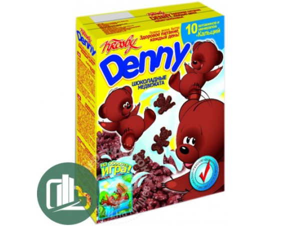 Сухой завтрак Медвежата Denny шоколадные 200гр 1/8