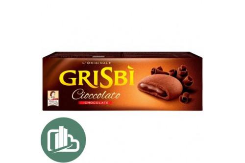 Grisbi chocolate cream печенье грисби шоколад 135гр 1/14