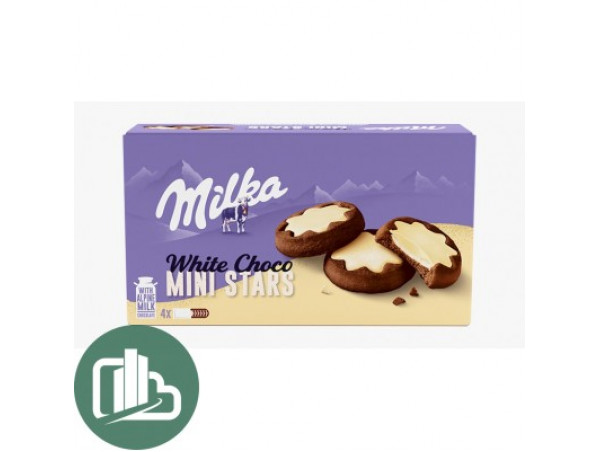 Милка печ Чоко минис Вайт 150г 1/16