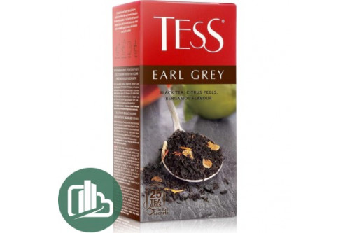 Чай ТЕСС Эрл Грей (Бергамот) Earl Grey 25пак 1/10
