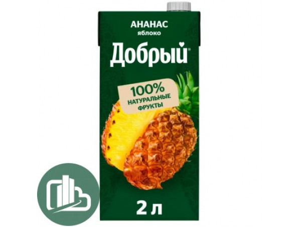 Добрый 2л ананас-яблоко 1/6 Добрый 2л ананас-яблоко 1/6