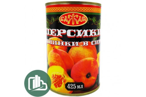 Персики Бажай С Кольцом 425г 1/24 Персики Бажай С Кольцом 425г 1/24