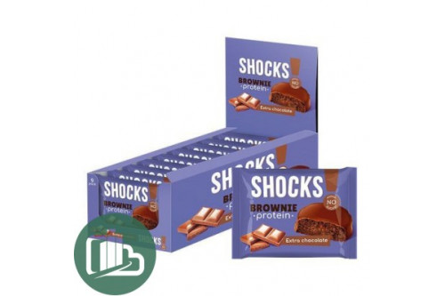Брауни SHOCKS Брауни шоколадный 50г 1/9 Брауни SHOCKS Брауни шоколадный 50г 1/9