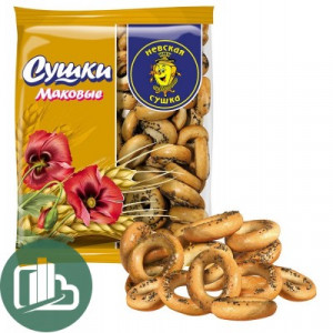 Сушка маковая 275гр "Невские" 1/26 Сушка маковая 275гр "Невские" 1/26