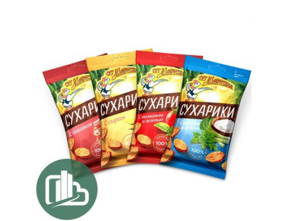 Сухарики от Мартина 60гр 1/24