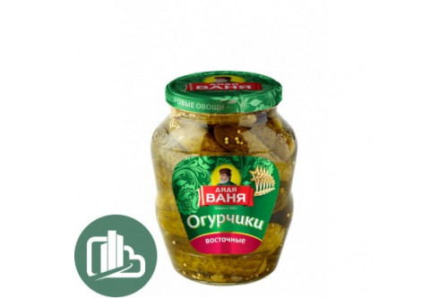 Дядя Ваня Огурцы по-Восточному 680гр 1/8