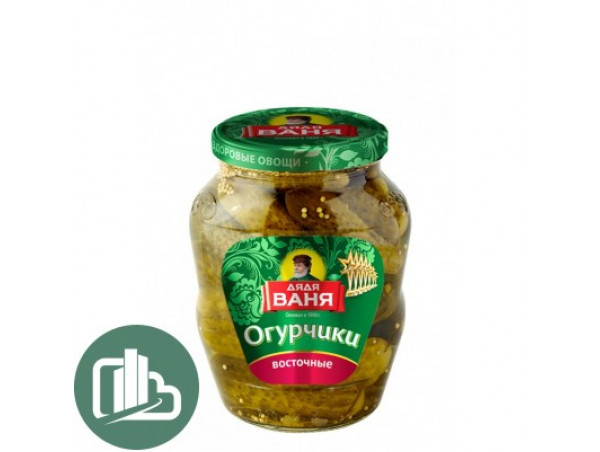 Дядя Ваня Огурцы по-Восточному 680гр 1/8