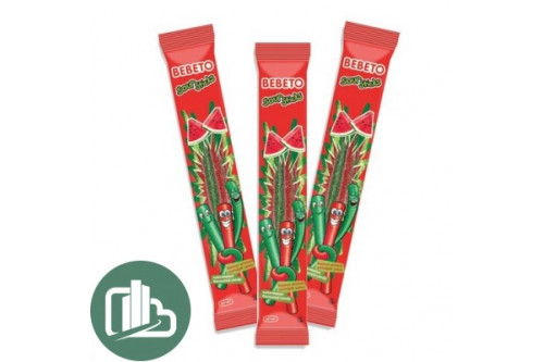 Бебето Соур Стикс 30гр арбуз 1/24 (8бл)
