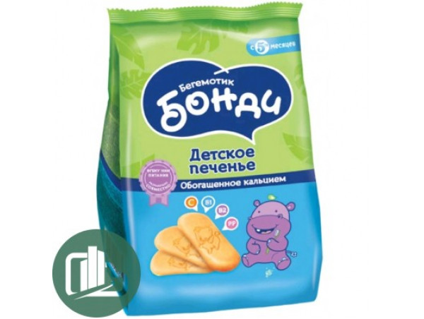 Яшкино Печенье Бегемотик Бонди Обогащенное кальцием.180гр 1/10 Яшкино Печенье Бегемотик Бонди Обогащенное кальцием.180гр 1/10