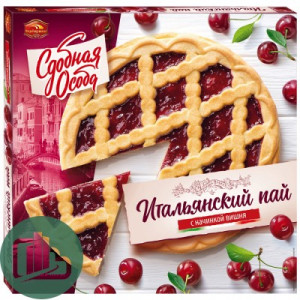 Итальянский Пай с вишней 400гр 1/12