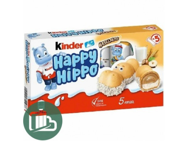 Киндер Happy Hippo 103,5г 1/10 Hazelnut