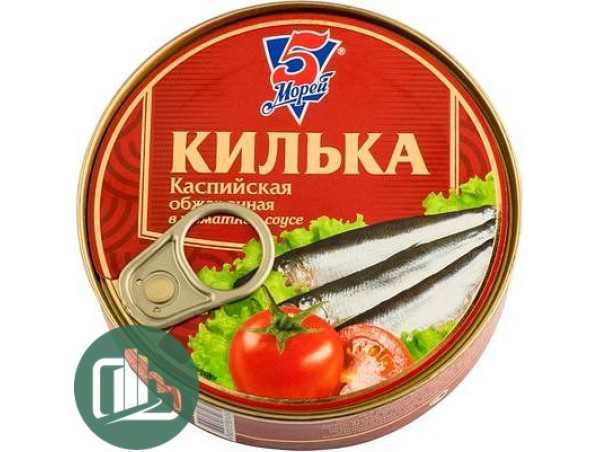 5 Морей Килька Каспийская нер обжар в т/с 240г 1/24