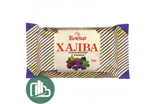 Халва  Тимоша Подсолнечная с изюмом 250гр 1/30