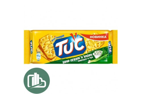 Крекер Тук 100гр Сметана/лук 1/24 Крекер Тук 100гр Сметана/лук 1/24