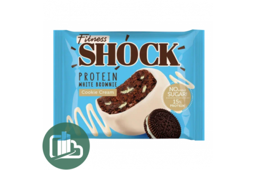 Брауни Fitnes SHOCK ароматом печенья 50г 1/10