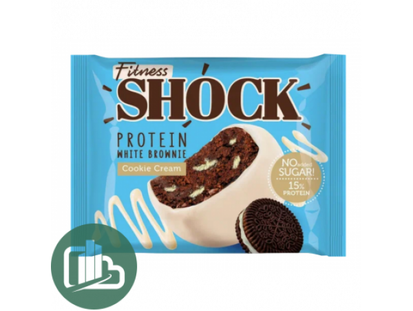 Брауни Fitnes SHOCK ароматом печенья 50г 1/10