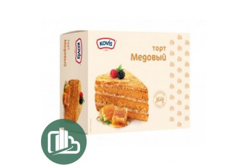 Торт бискв. Медовый 240г 1/12 "Ковис"