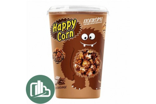 Воздушная кукуруза Happy Corn стакан 100г 1/6 Шоколад