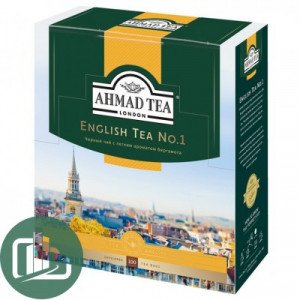 Ахмад чай англ №1 (желт) 100 пак 1/8 Ахмад чай англ №1 (желт) 100 пак 1/8