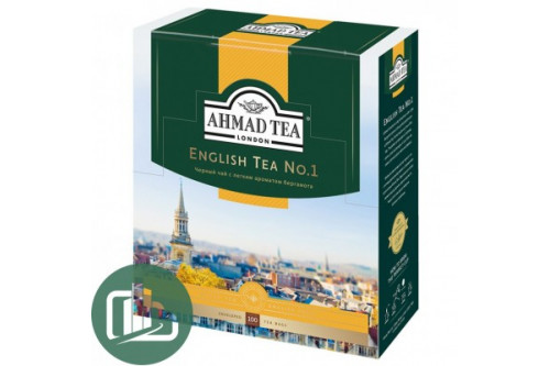 Ахмад чай англ №1 (желт) 100 пак 1/8 Ахмад чай англ №1 (желт) 100 пак 1/8