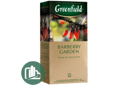 Гринфилд чай 25 пак  Барбарис Барбери Гарден (Barberry Garden)  1/10