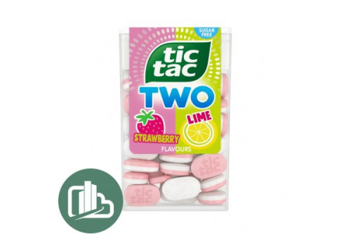 Тик-так ту Клубника и лайм 38,5г 1/16 Тик-так ту Клубника и лайм 38,5г 1/16