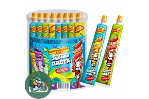 Желе в тубе Зубная паста 55гр 1/30