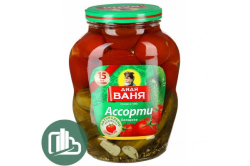 Дядя Ваня Ассорти (овощное) 680гр 1/8