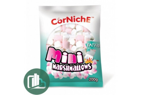 МАРШМЕЛОУ зефир Мини Пинк+Уйат 200гр 1/12  №8551