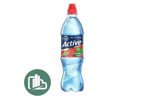 Аква актив Клубника и мята. 0,5л 1/12 (90)