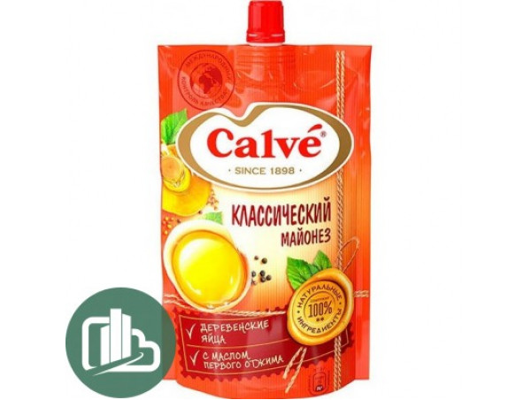 Кальве майонез класс. 200гр
